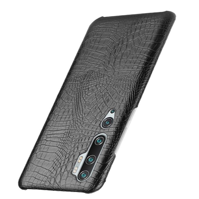 Etui Xiaomi Mi Note 10 / 10 Pro Biały Czarny Styl Skóry Krokodyla Etui Ochronne