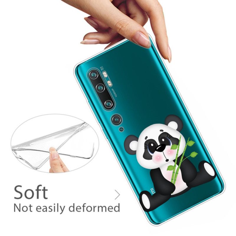 Etui Xiaomi Mi Note 10 / 10 Pro Przezroczysta Smutna Panda Etui Ochronne