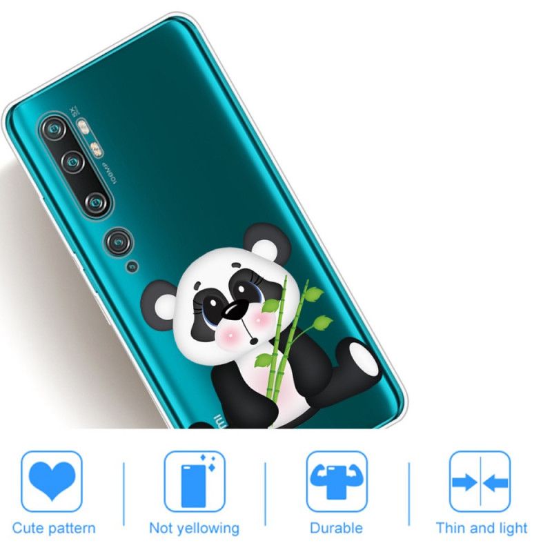 Etui Xiaomi Mi Note 10 / 10 Pro Przezroczysta Smutna Panda Etui Ochronne