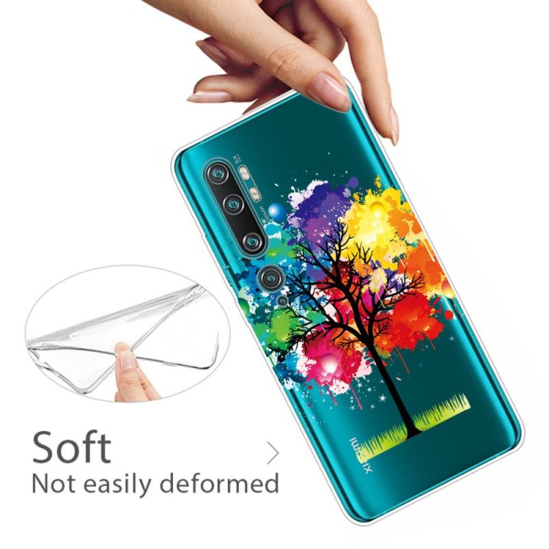 Etui Xiaomi Mi Note 10 / 10 Pro Przezroczyste Drzewo Akwarelowe