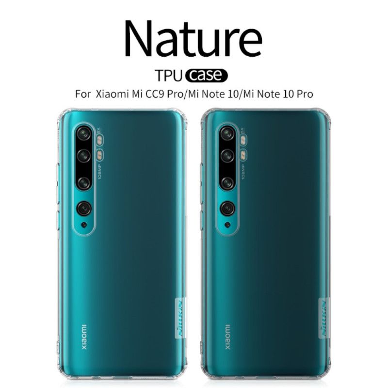 Etui Xiaomi Mi Note 10 / 10 Pro Przezroczysty Przezroczysty Nillkin