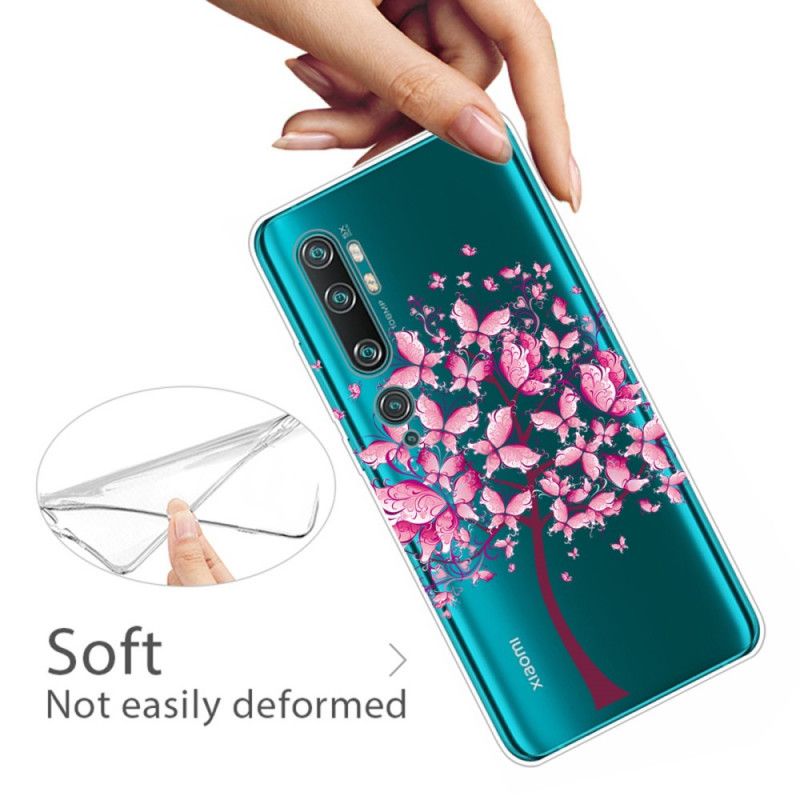 Etui Xiaomi Mi Note 10 / 10 Pro Różowy Wierzchołek Drzewa