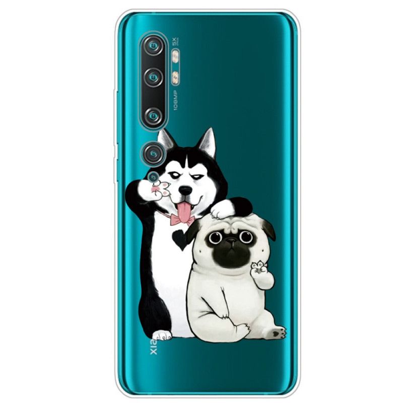 Etui Xiaomi Mi Note 10 / 10 Pro Śmieszne Psy