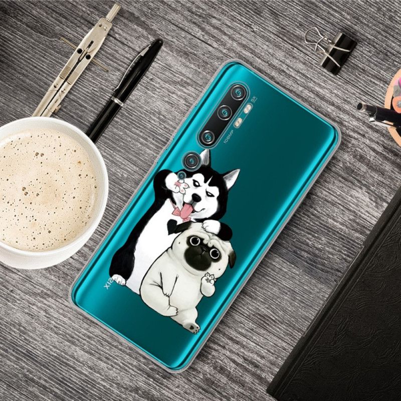 Etui Xiaomi Mi Note 10 / 10 Pro Śmieszne Psy