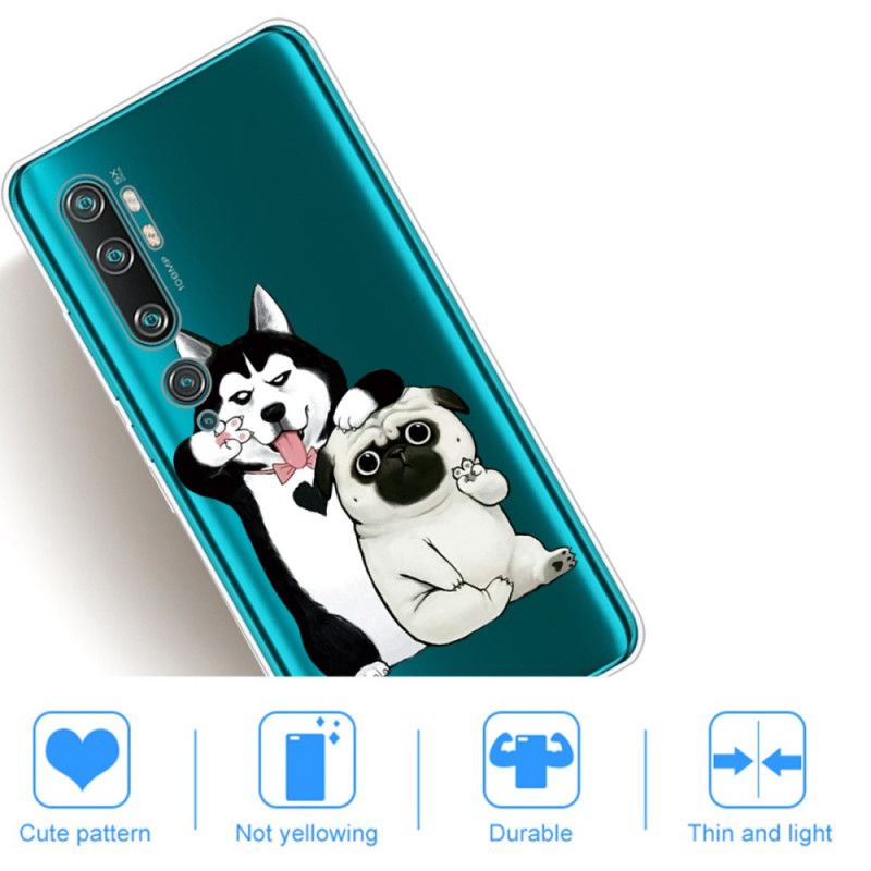 Etui Xiaomi Mi Note 10 / 10 Pro Śmieszne Psy