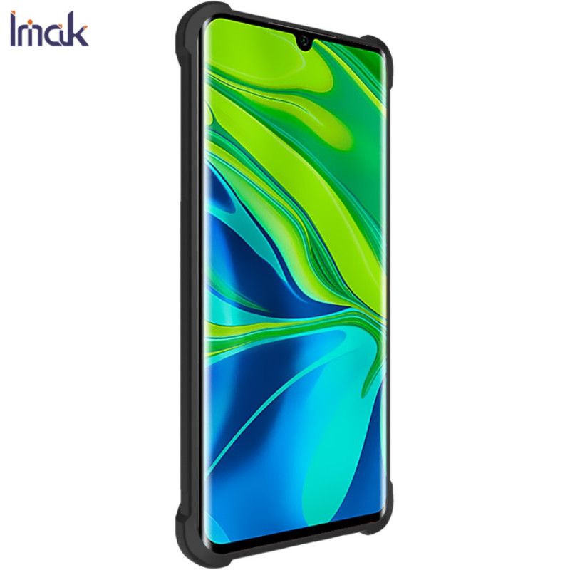 Etui Xiaomi Mi Note 10 / 10 Pro Szary Czarny Imak Jedwabisty