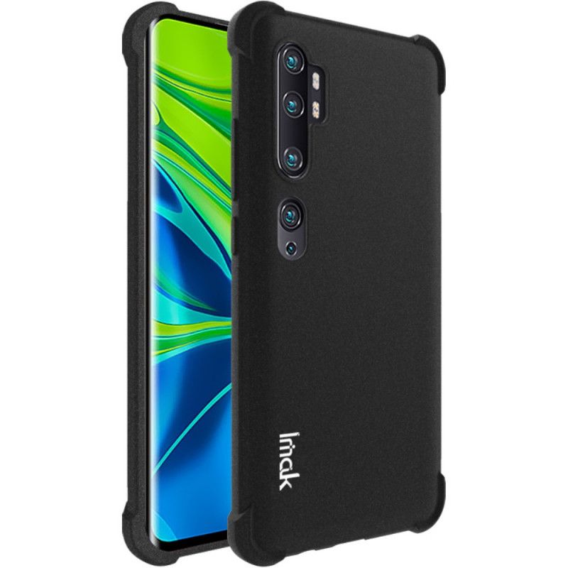 Etui Xiaomi Mi Note 10 / 10 Pro Szary Czarny Imak Jedwabisty