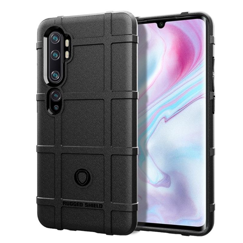 Etui Xiaomi Mi Note 10 / 10 Pro Szary Czarny Wytrzymała Tarcza