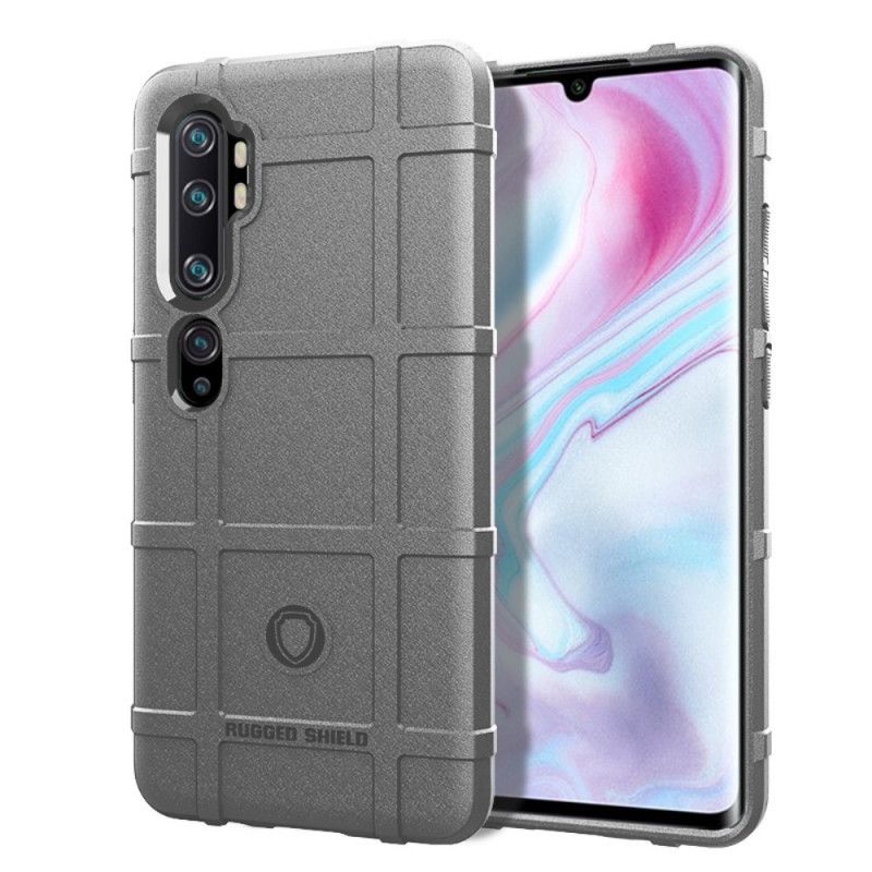 Etui Xiaomi Mi Note 10 / 10 Pro Szary Czarny Wytrzymała Tarcza