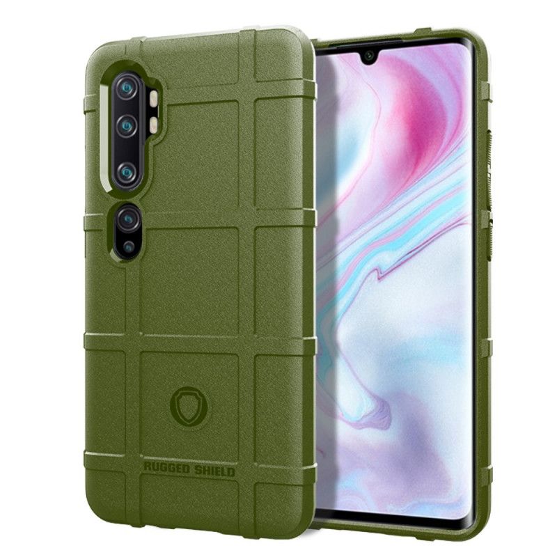 Etui Xiaomi Mi Note 10 / 10 Pro Szary Czarny Wytrzymała Tarcza