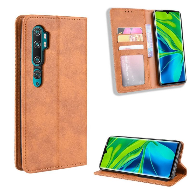 Flip Kotelot Xiaomi Mi Note 10 / 10 Pro Etui na Telefon Stylizowany Efekt Skóry W Stylu Vintage