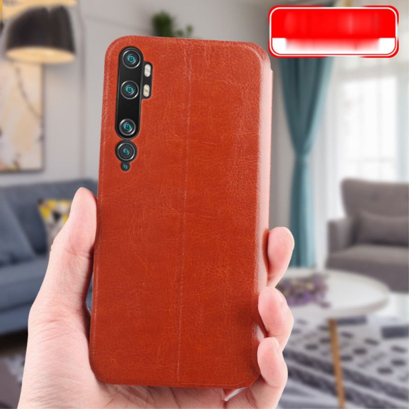 Flip Kotelot Xiaomi Mi Note 10 / 10 Pro Jasnoniebieski Czarny Etui na Telefon Vintage Mofi