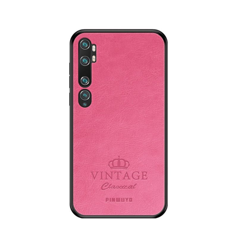 Futerały Xiaomi Mi Note 10 / 10 Pro Różowy Czarny Etui na Telefon Pin Serii Rui Pinwuyo