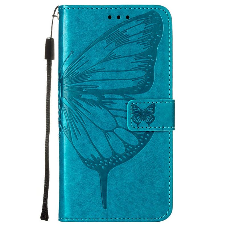 Etui Folio Xiaomi Mi 11 Szary Czarny Designerski Motylek Z Paskiem