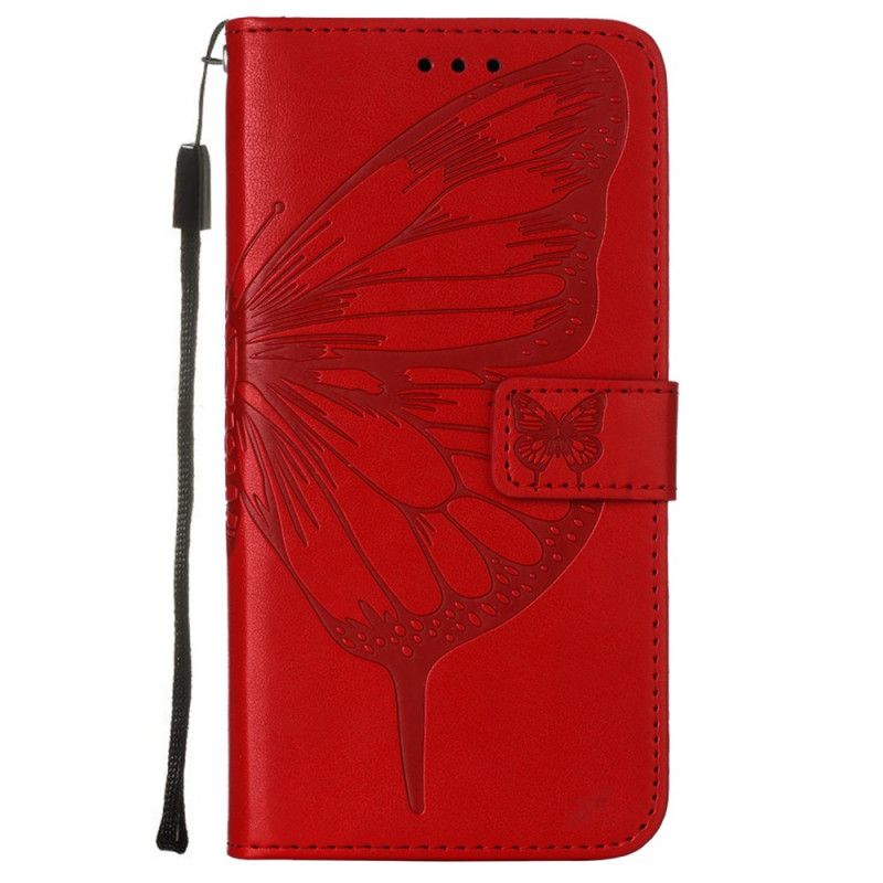 Etui Folio Xiaomi Mi 11 Szary Czarny Designerski Motylek Z Paskiem