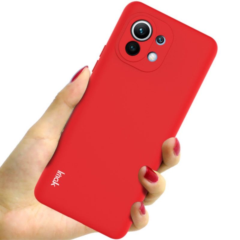 Etui Xiaomi Mi 11 Czerwony Czarny Seria Imak Uc-2