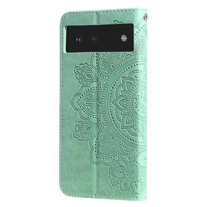 Etui Folio Google Pixel 6 Kwiatowa Mandala