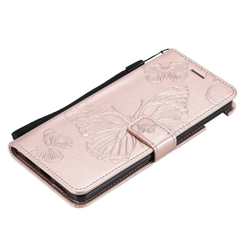 Etui Folio Google Pixel 6 Olbrzymie Stringi Motyle