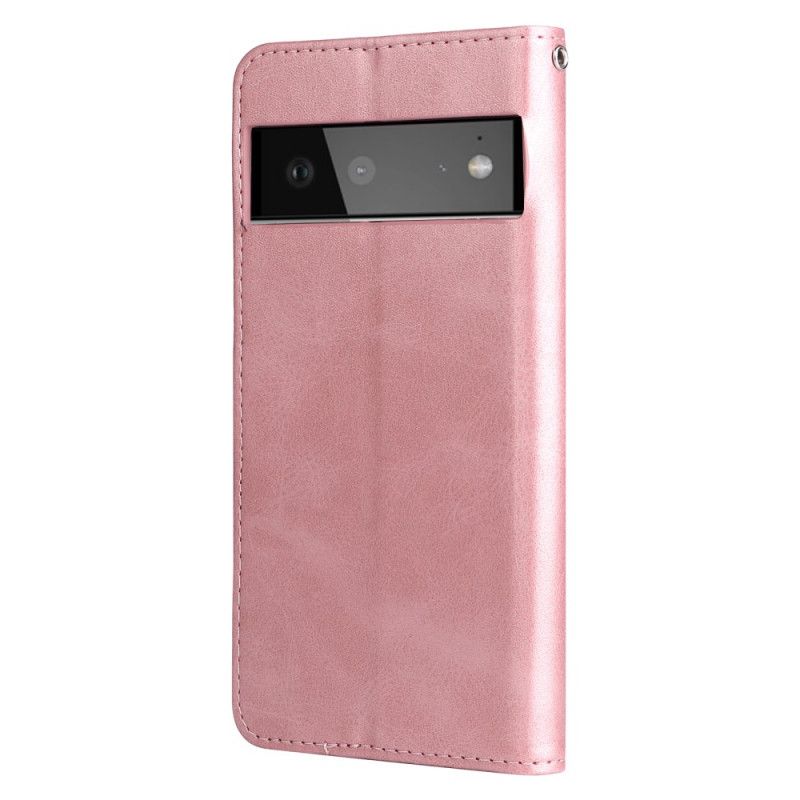 Etui Folio Google Pixel 6 Vintage Torebka Etui Ochronne