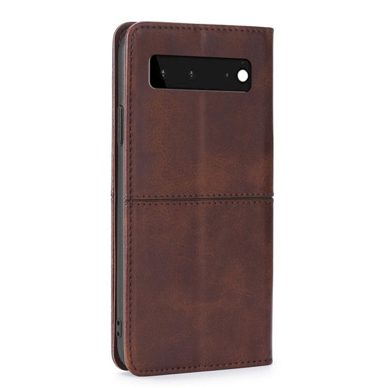 Flip Kotelot Google Pixel 6 Etui Na Telefon Styl Skórzany Couture