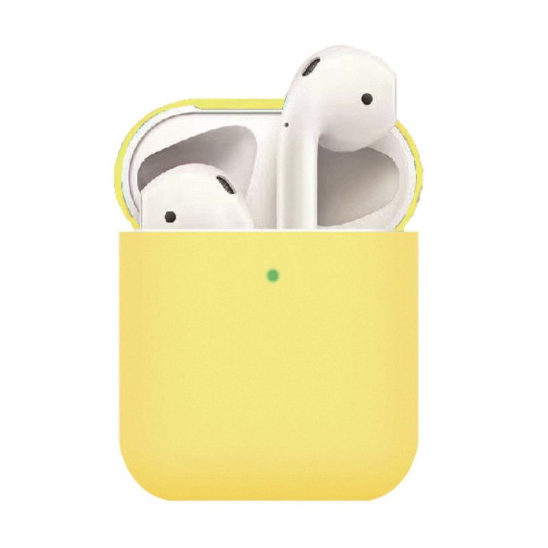 Etui AirPods Biały Czarny Silikon Matowy Etui Ochronne