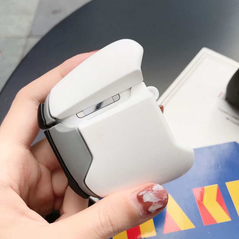 Etui AirPods Biały Czarny Silikonowe Xbox