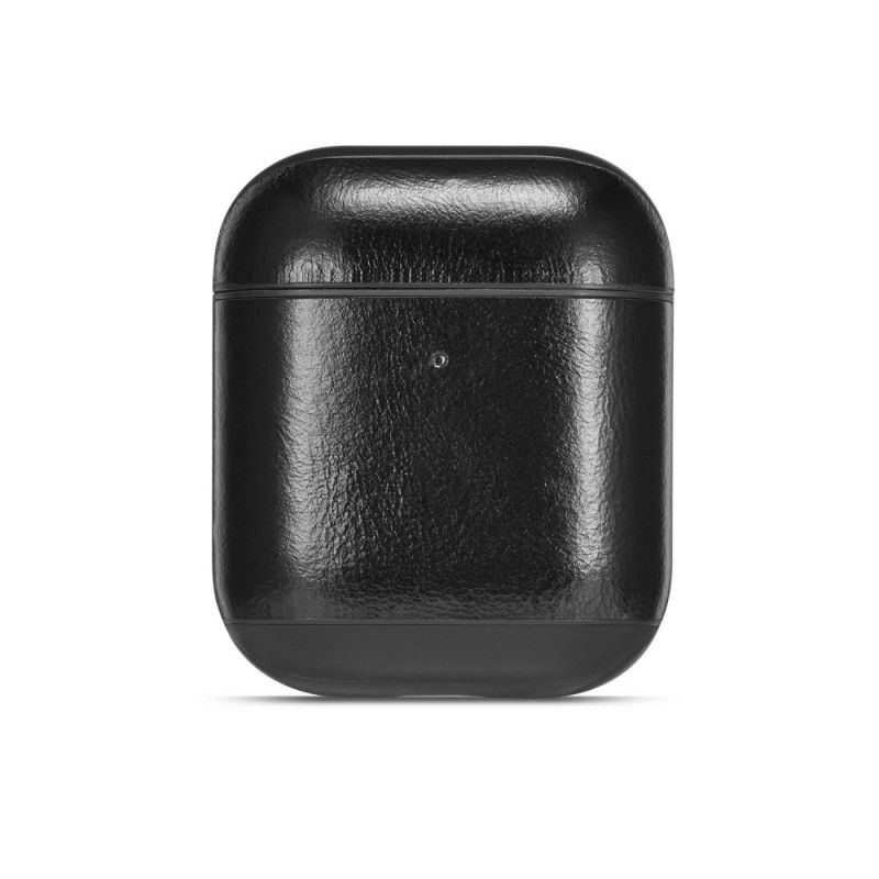 Etui AirPods Czerwony Czarny Prawdziwa Skóra Etui Ochronne