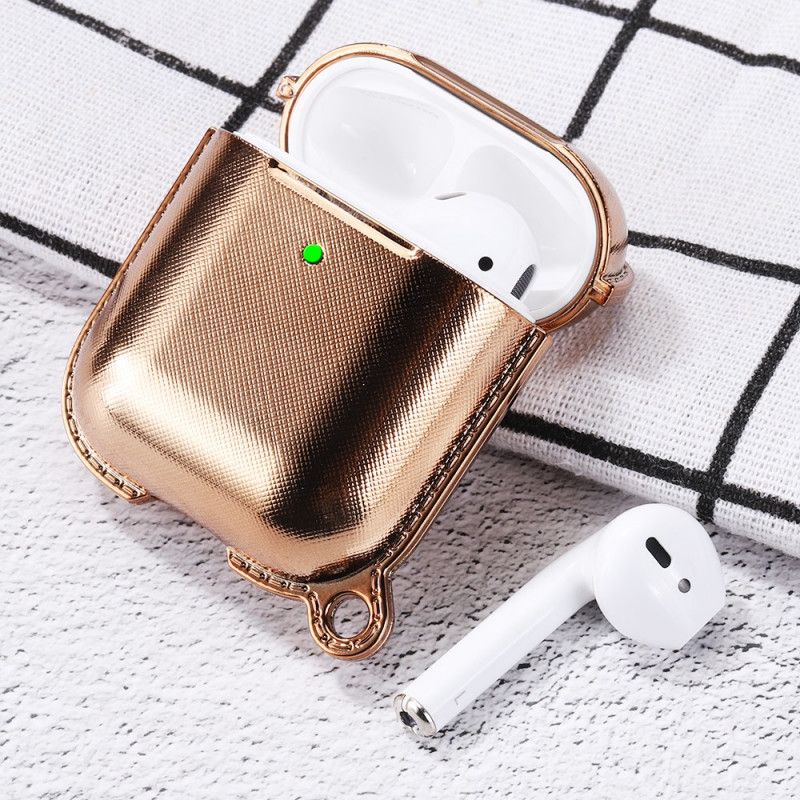 Etui AirPods Czerwony Czarny Silikon Designerski Etui Ochronne