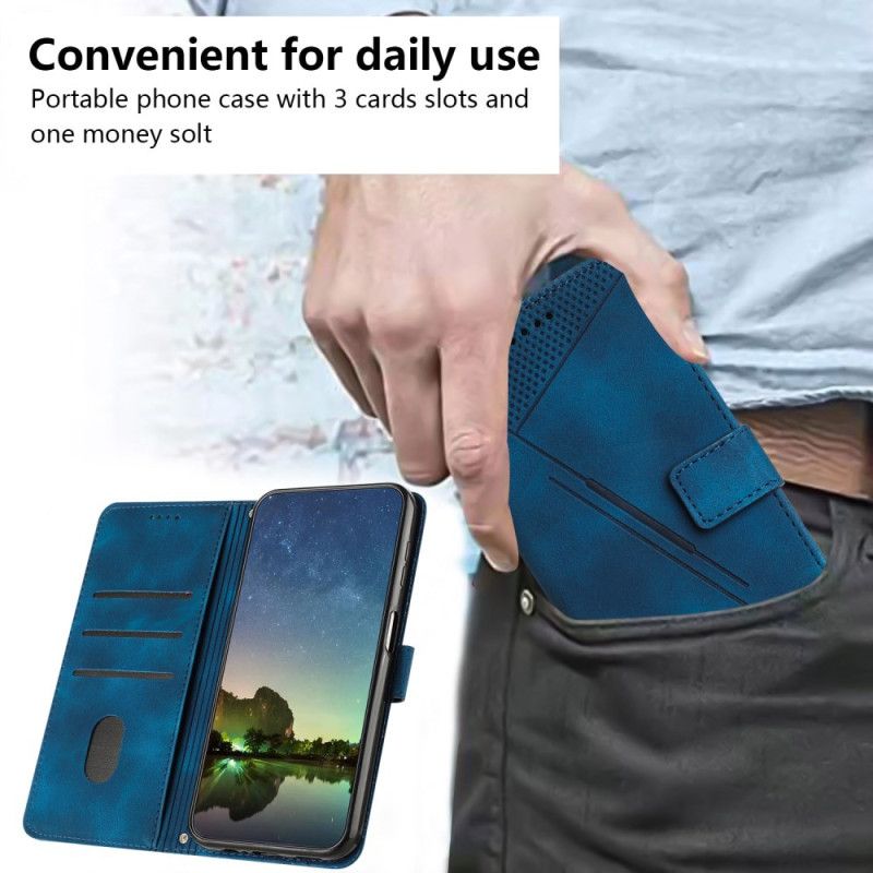 Etui Folio Do Sony Xperia 10 Vi Trójkąt Paska