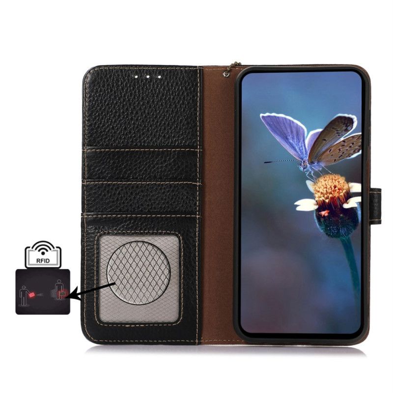 Etui Folio Sony Xperia 10 Vi Blokowanie Rfid I Tekstura Liczi