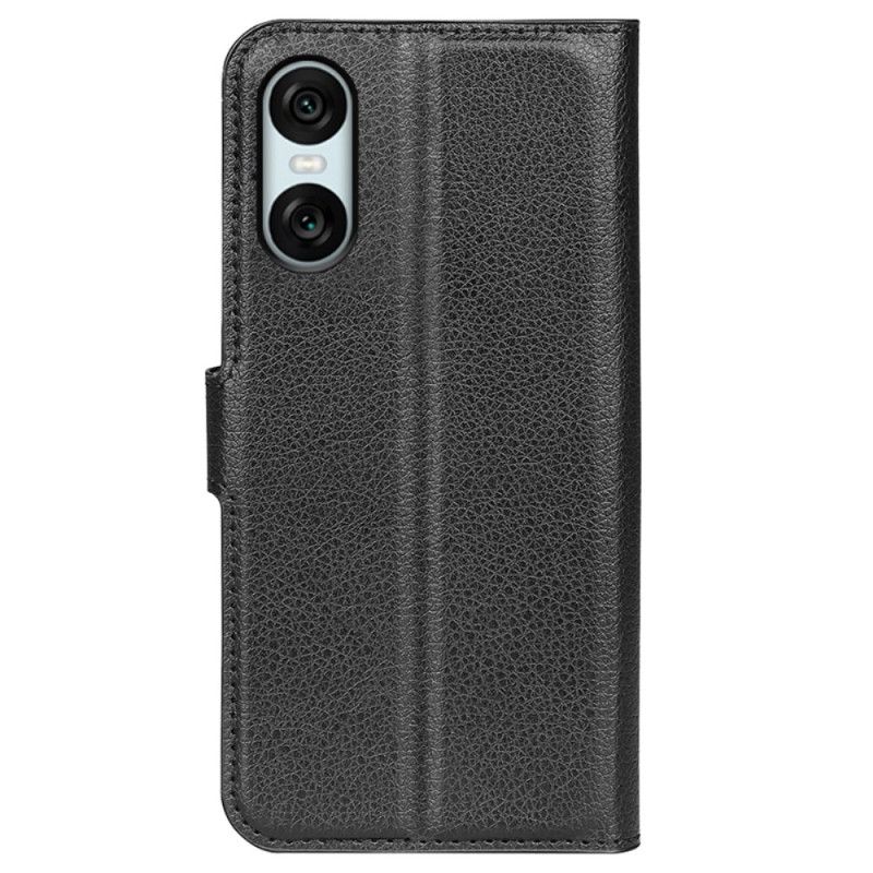 Etui Folio Sony Xperia 10 Vi Sztuczna Skóra Liczi Etui Ochronne