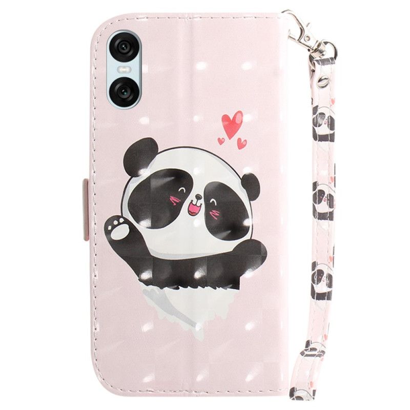 Pokrowce Sony Xperia 10 Vi Panda Love Z Paskiem