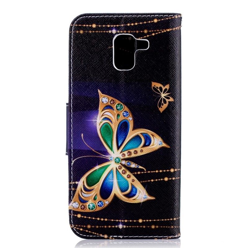 Etui Folio Samsung Galaxy J6 Magiczny Motyl Etui Ochronne