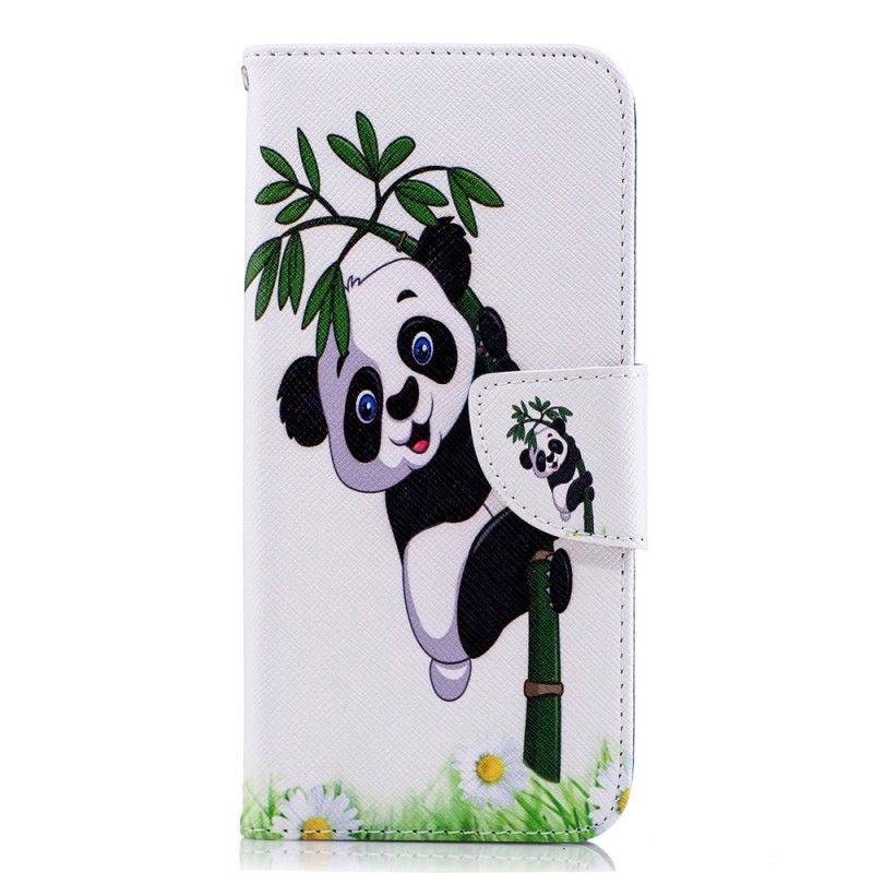 Etui Folio Samsung Galaxy J6 Panda Na Bambusie Etui Ochronne