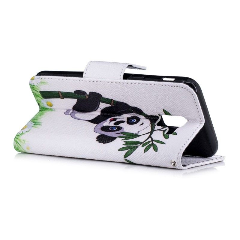 Etui Folio Samsung Galaxy J6 Panda Na Bambusie Etui Ochronne