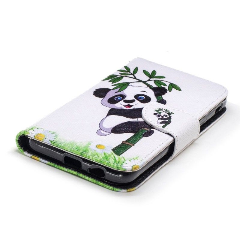 Etui Folio Samsung Galaxy J6 Panda Na Bambusie Etui Ochronne