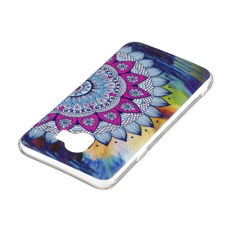 Etui Samsung Galaxy J6 Mandala W Kolorze Fluorescencyjnym Etui Ochronne