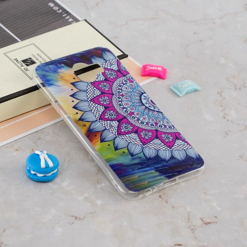 Etui Samsung Galaxy J6 Mandala W Kolorze Fluorescencyjnym Etui Ochronne