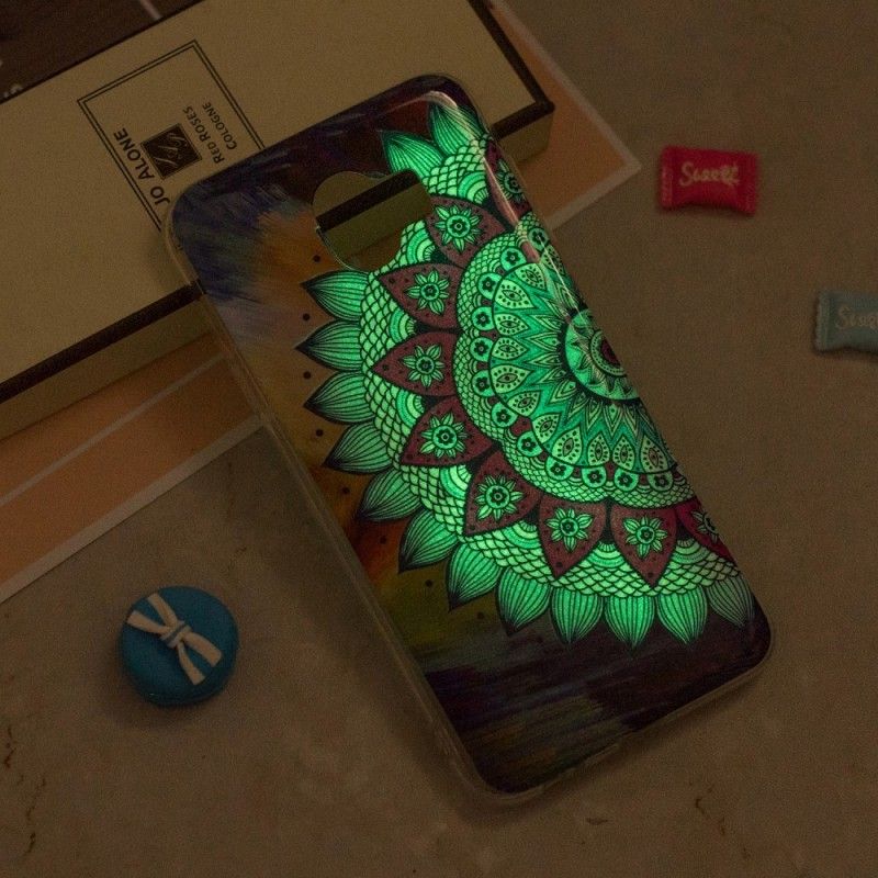 Etui Samsung Galaxy J6 Mandala W Kolorze Fluorescencyjnym Etui Ochronne