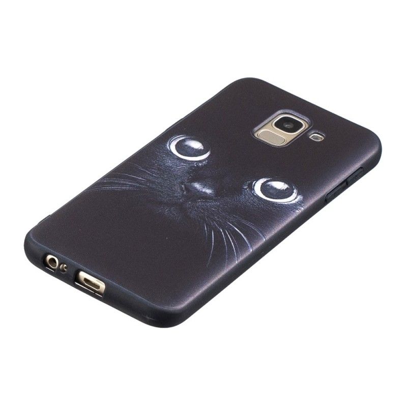 Etui Samsung Galaxy J6 Oczy Kota Etui Ochronne