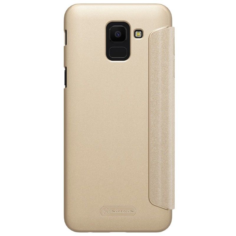 Flip Kotelot Samsung Galaxy J6 Złoty Czarny Nillkin