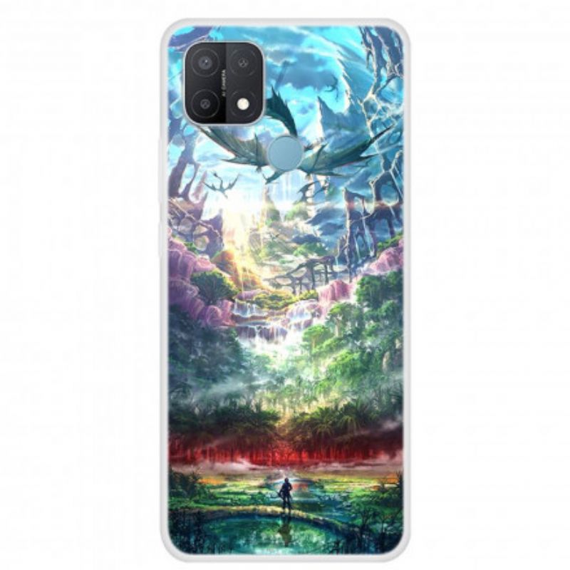 Etui Do Oppo A15 Rajska Natura