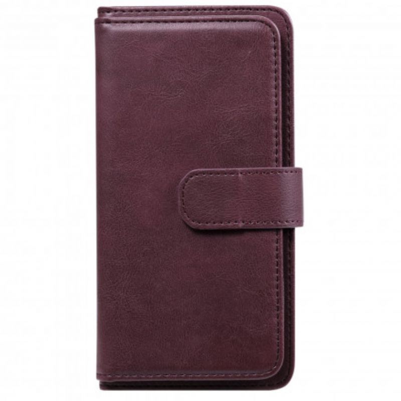 Etui Folio Do Oppo A15 Wielofunkcyjny 10 Pakiet Kart