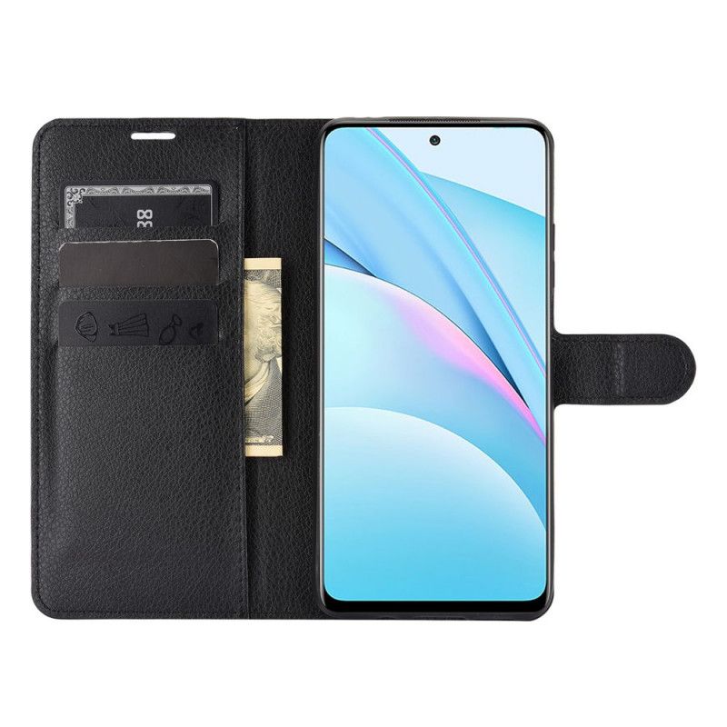 Etui Folio Xiaomi Mi 10T Lite 5G / Redmi Note 9 Pro 5G Biały Czarny Klasyczny