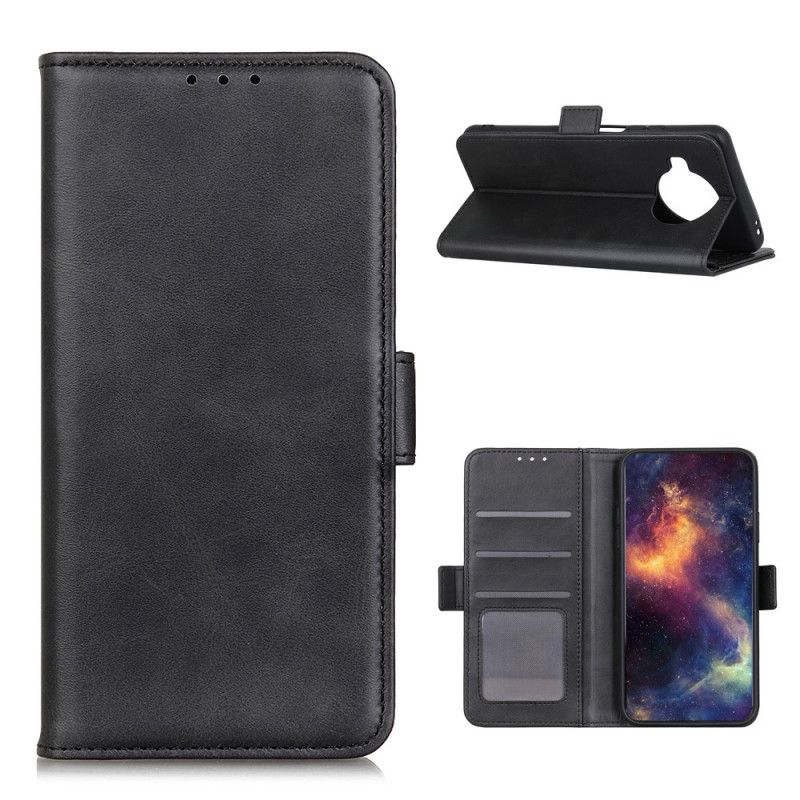 Etui Folio Xiaomi Mi 10T Lite 5G / Redmi Note 9 Pro 5G Czerwony Czarny Podwójna Klapa