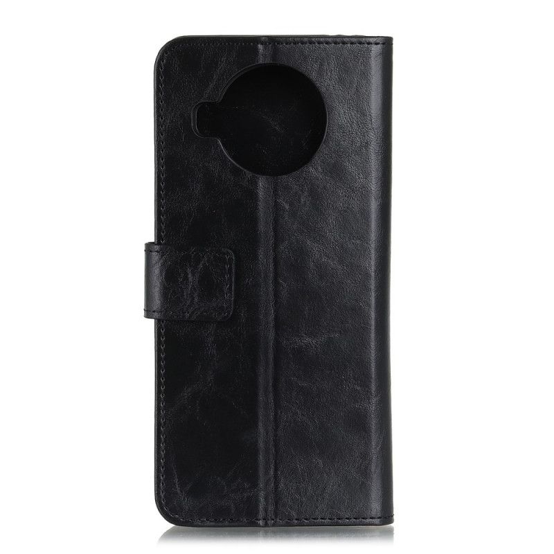 Etui Folio Xiaomi Mi 10T Lite 5G / Redmi Note 9 Pro 5G Czerwony Czarny Styl Skóry Khazneh Etui Ochronne