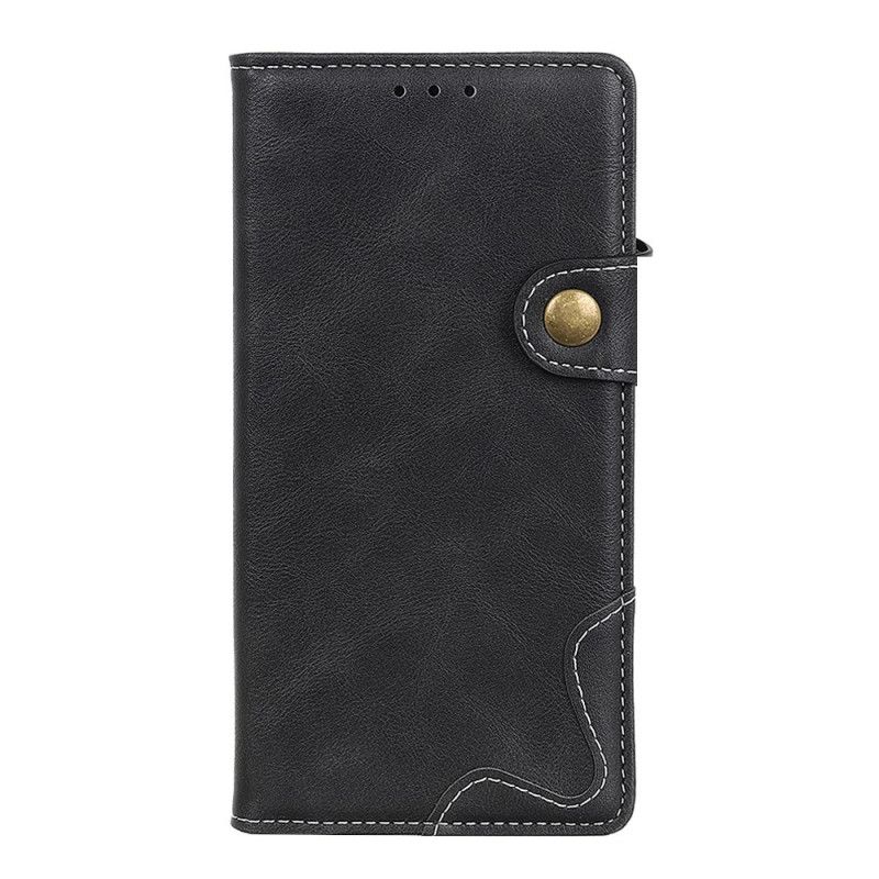 Etui Folio Xiaomi Mi 10T Lite 5G / Redmi Note 9 Pro 5G Czerwony Czarny Szycie Artystyczne Etui Ochronne