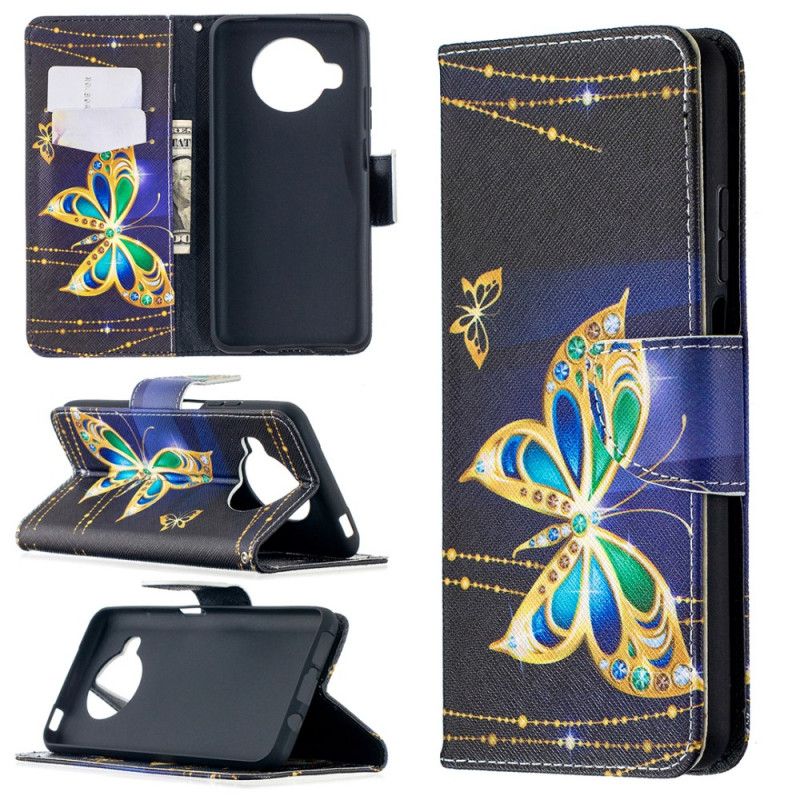 Etui Folio Xiaomi Mi 10T Lite 5G / Redmi Note 9 Pro 5G Magiczny Motyl Etui Ochronne