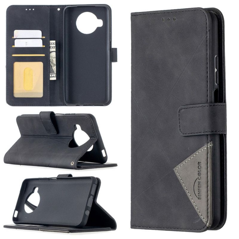 Etui Folio Xiaomi Mi 10T Lite 5G / Redmi Note 9 Pro 5G Szary Czarny Kolor Binfen Etui Ochronne