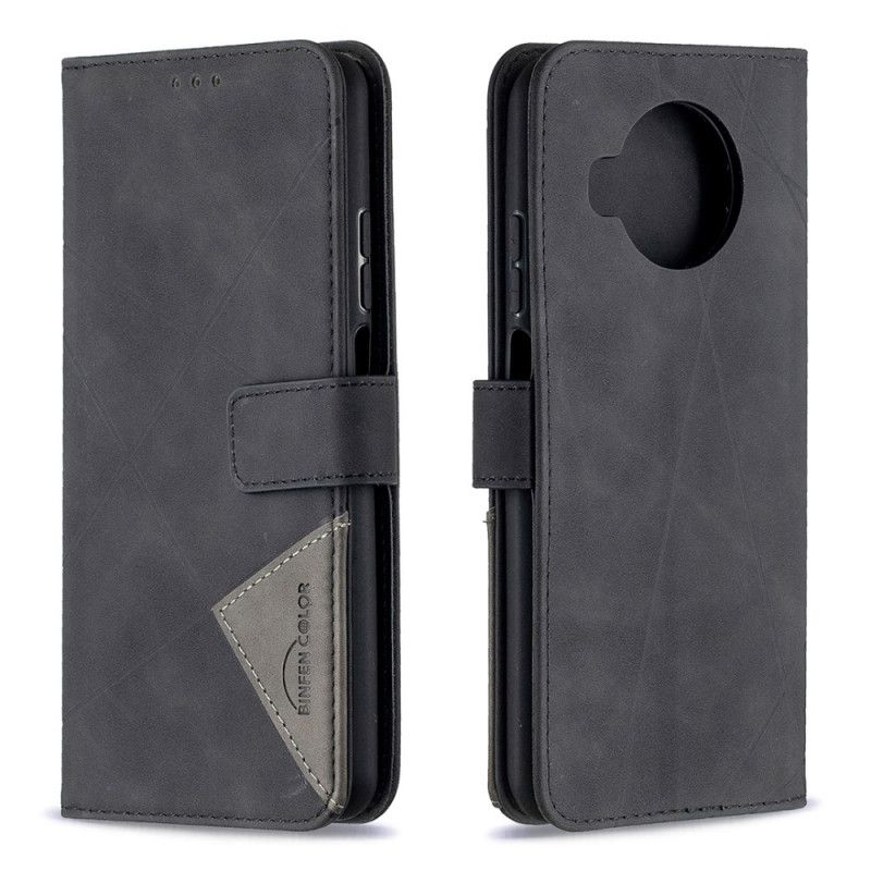 Etui Folio Xiaomi Mi 10T Lite 5G / Redmi Note 9 Pro 5G Szary Czarny Kolor Binfen Etui Ochronne